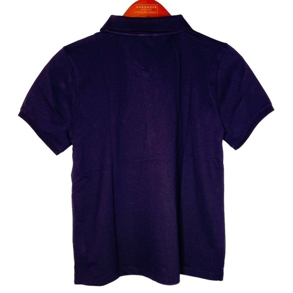 J. CREW Factory NWT Button Neck Pique Polo Top Size Small in Black - Picture 10 of 13